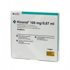 Кинерет (Анакинра) р-р для ин. 100мг (150мг/мл) 0.67мл №7