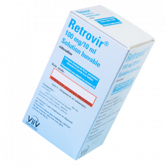 Ретровир сироп для новорожденных (Зидовудин) 100мг/10мл 200мл