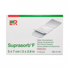 Супрасорб Ф (Suprasorb F) 5*7см стер. пленка для перевязки ран 10шт!