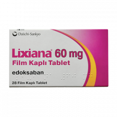 Ликсиана Эдоксабан 60мг таблетки №28