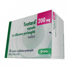 Теотард (теофиллин) капс. 200мг N40