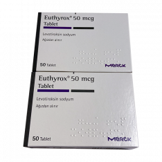 Эутирокс 50мкг табл. №100