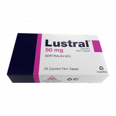 Золофт импортный Pfizer (под названием Lustral) табл. 50мг №28