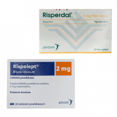 Рисполепт табл. 2мг (название Rispolept / Risperdal) №20
