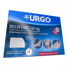 Диклофенак URGO Франция :: Олфен аналог пластырь трансдермальный 140мг N5 (5 штук)
